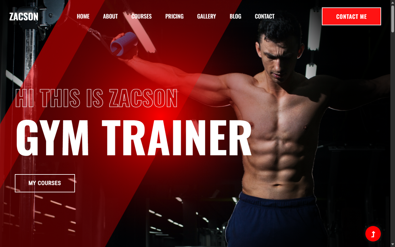 Live preview screenshot of Zacson